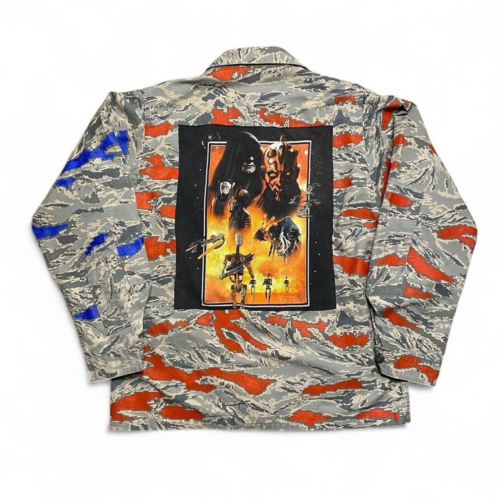 Hand Painted Upcycled Star Wars Jacket
